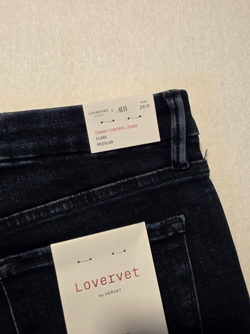 Lovervet by Vervet x Ava Lane Boho Tummy Control Flare Jeans 29/9 NWT Western - Picture 7 of 10